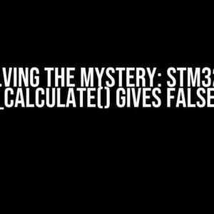 Solving the Mystery: STM32F4 HAL_CRC_Calculate() Gives False Results